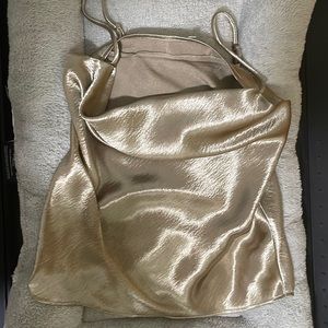 Lover + Friends gold cami
